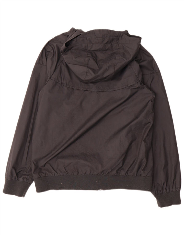 Nike Damen-Regenjacke mit Kapuze, UK 12, Mittelschwarz, Polyester