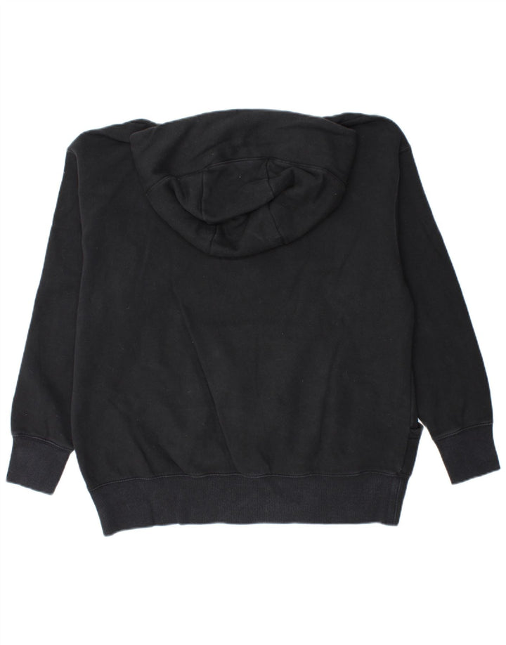 Nike Damen-Pullover mit übergroßem Kapuzenpullover, Gr. 10, Größe S, Schwarz, Baumwolle