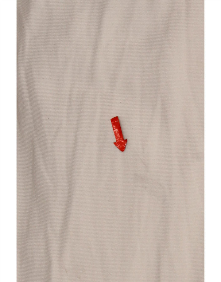 POP 84 Gerade Herren-Chinohose, IT 48, M, B34, L34, weiße Baumwolle