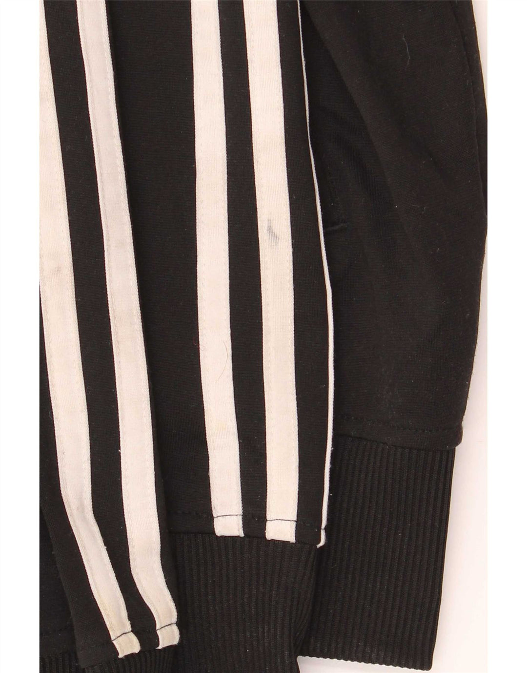 Adidas Herren-Trainingsanzug-Top-Jacke, großes schwarzes Polyester