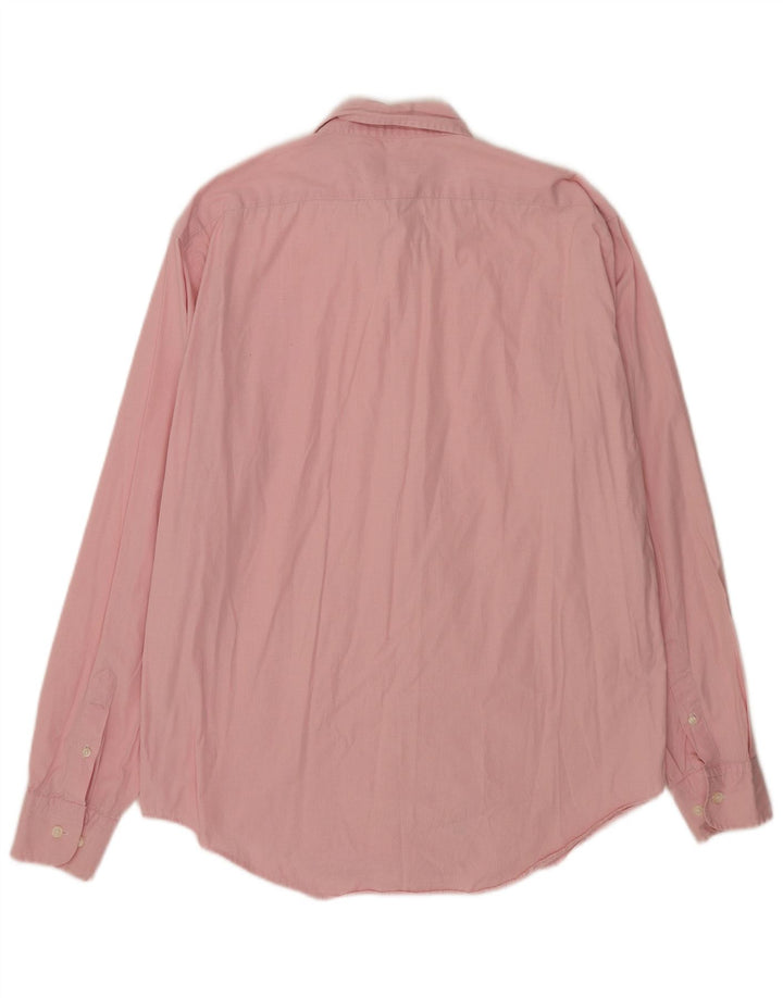 Massimo Dutti Herrenhemd Größe 44 XL Rosa Baumwolle