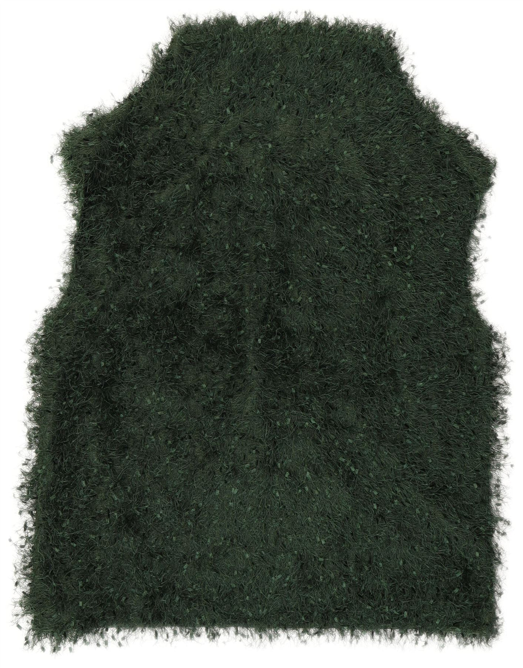 ZARA Damen Weste Tank Top UK 14 Mittelgrün Polyester