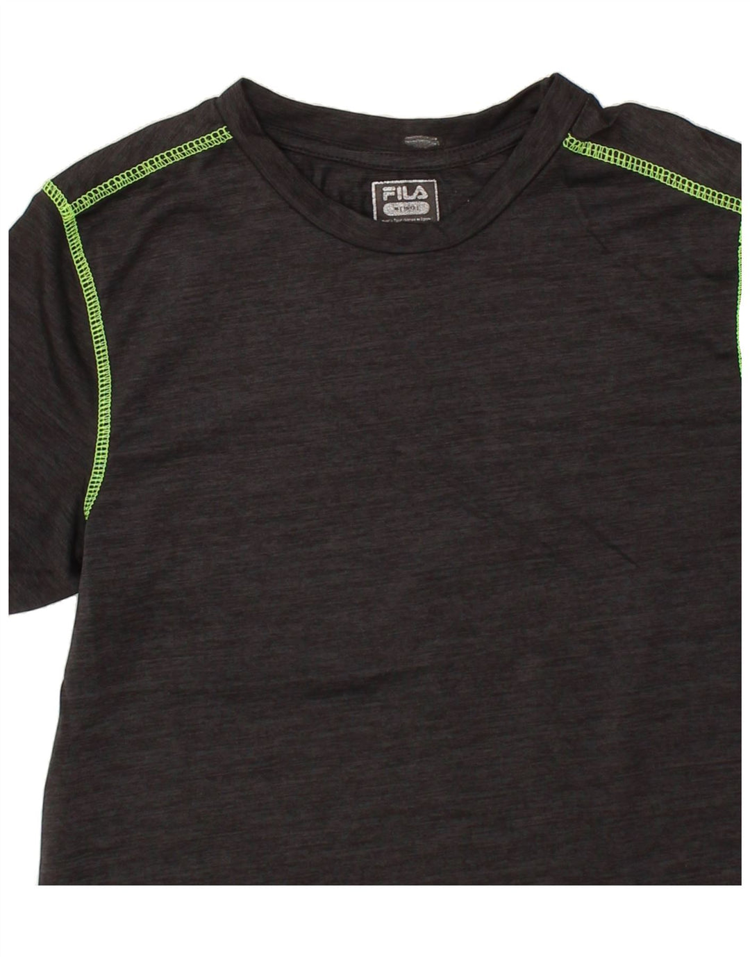 FILA Boys T-Shirt Top 10-11 Years Medium Grey Polyester Vintage Fila and Second-Hand Fila from Messina Hembry 