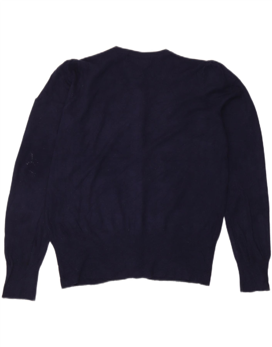 Marks & Spencer Damen-Cardigan-Pullover UK 12 Mittelmarineblaue Viskose