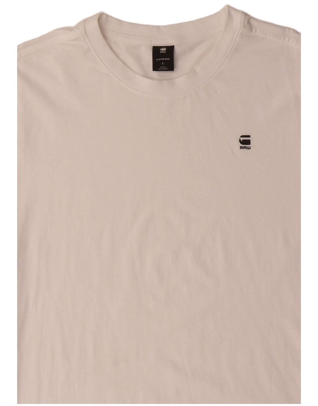 G-STAR Herren T-Shirt Top Große weiße Baumwolle