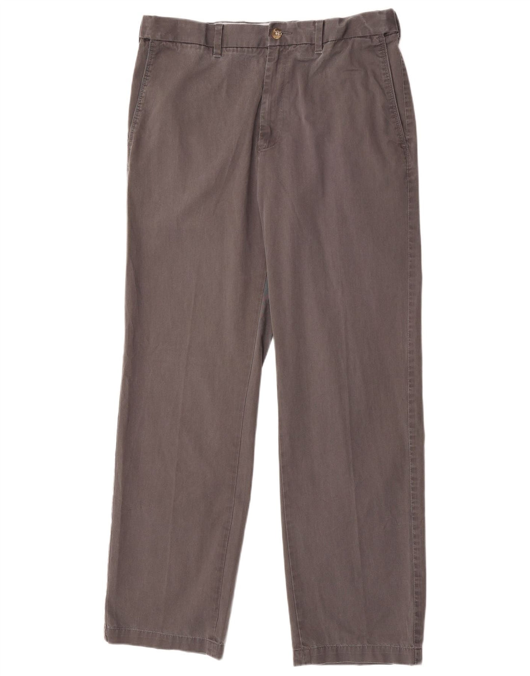 Marks & Spencer Herren Blue Harbour Gerade Chinohose W34 L33 Grau