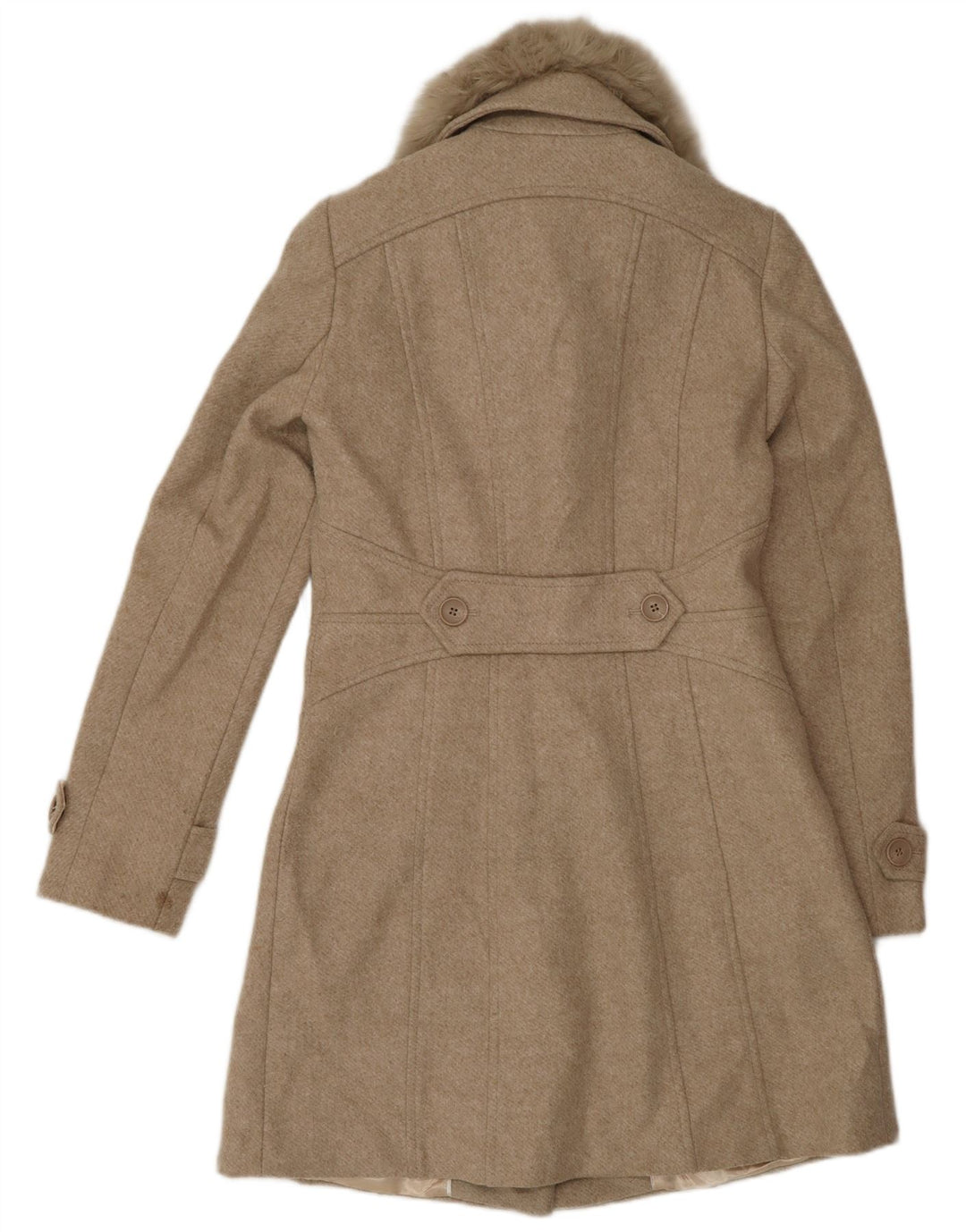 Oasis Damenmantel UK 6 XS Beige Polyester