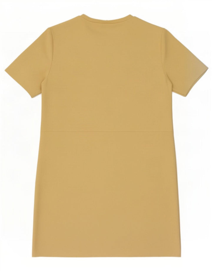 Zara Damen Etuikleid UK 14 Mittelgelb