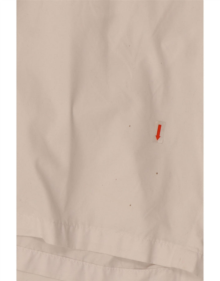 Marks & Spencer Herren Chinoshorts W40 XL Weiße Baumwolle