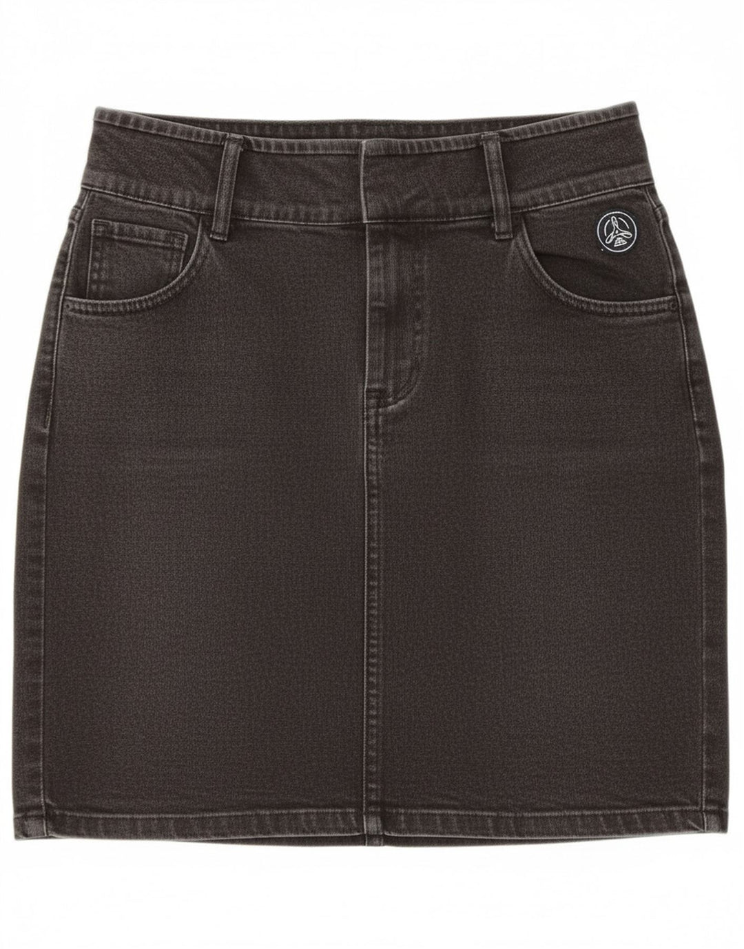Kappa Damen Jeansrock W26 Small Schwarz