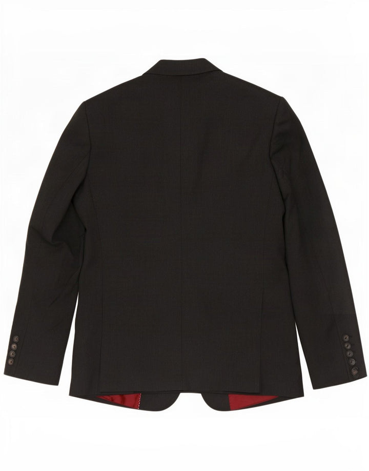 Marks & Spencer Herren-Blazer mit 2 Knöpfen, schmale Passform, UK 38, Mittelgrau