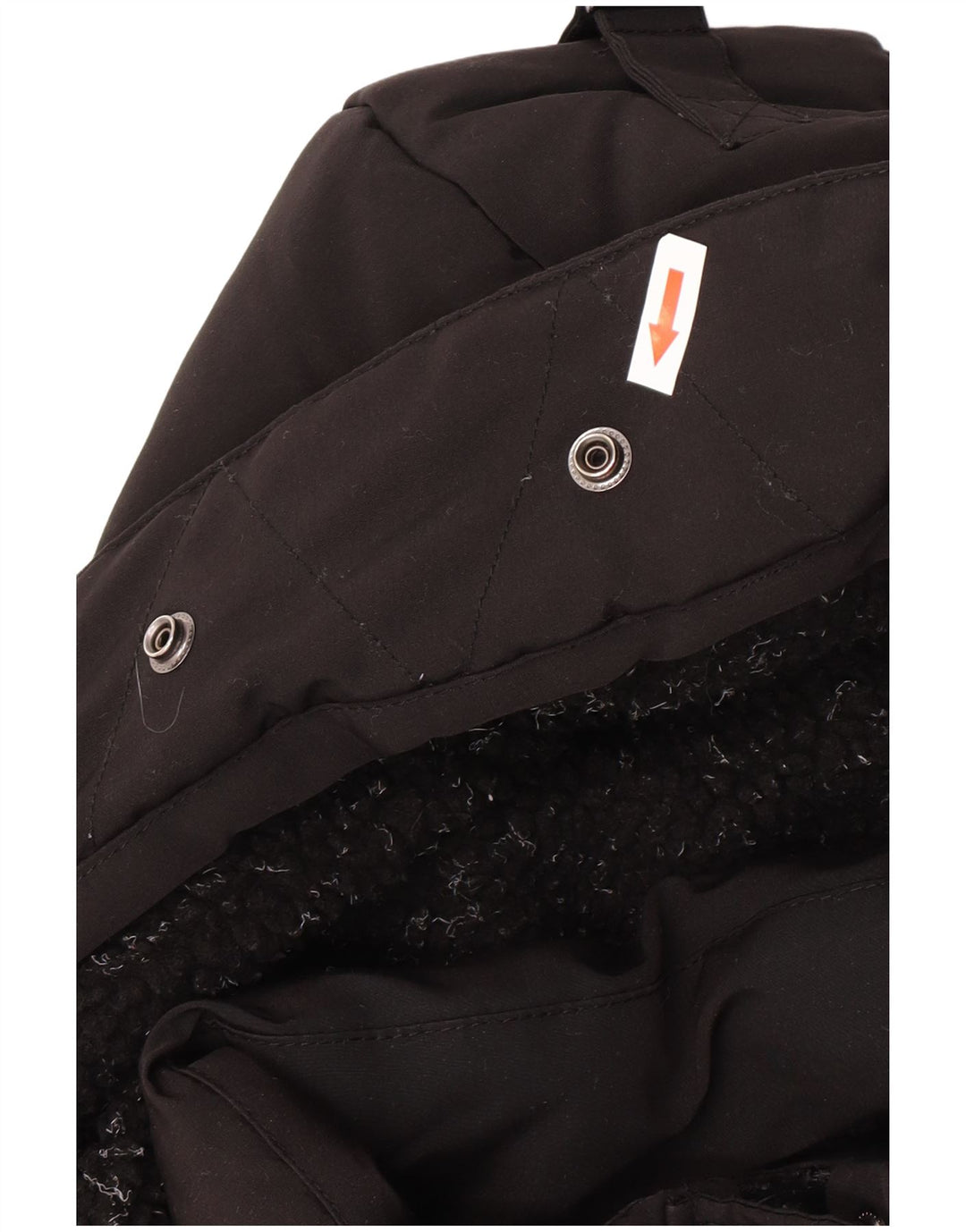 Superdry Wattierte Damenjacke mit Kapuze, UK 12, Mittelschwarz, Polyester