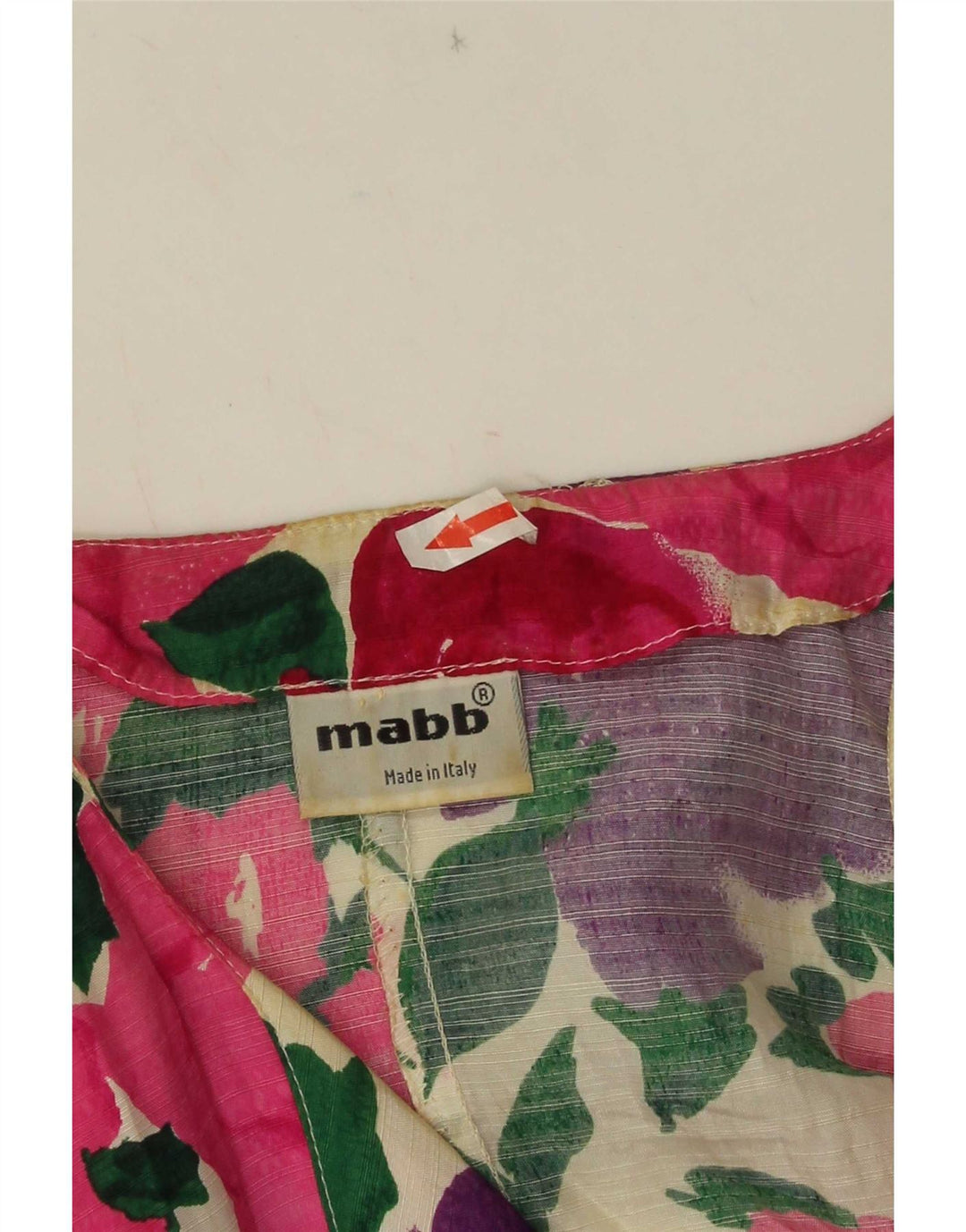 mabb Damen-Blazer mit 4 Knöpfen, Größe IT 42, mittelgroß, mehrfarbig, Blumenmuster
