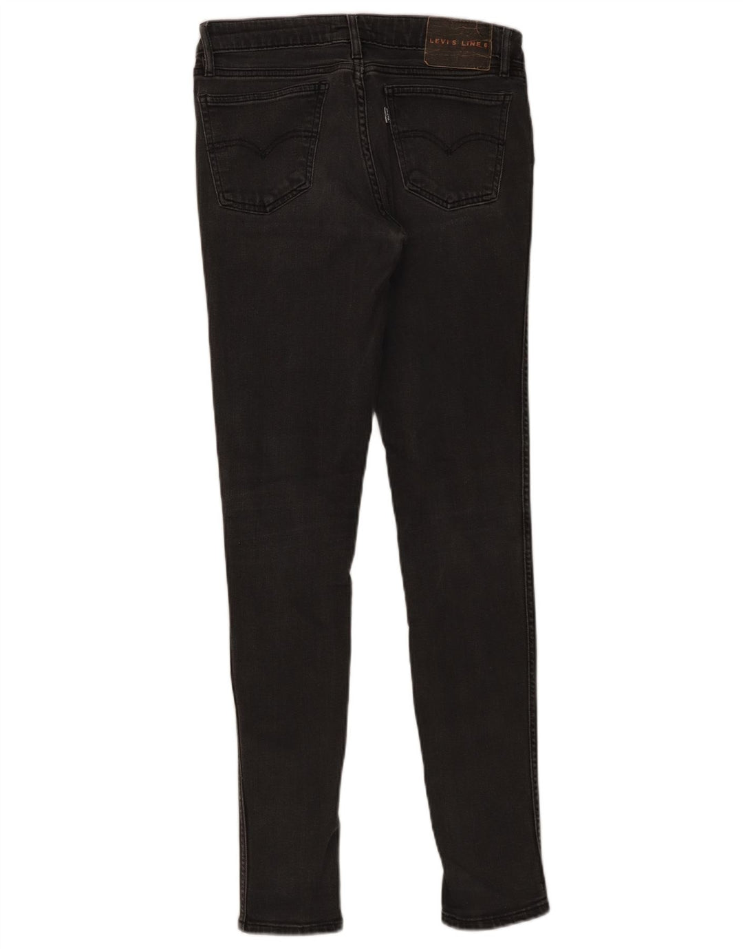 Levi's Damen Line 8 Skinny Jeans W28 L32 Grau