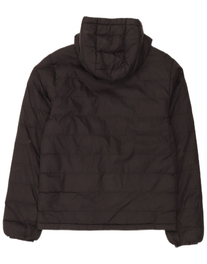 Mountain Warehouse Wattierte Herrenjacke mit Kapuze, UK 34, XS, Schwarz, Polyamid