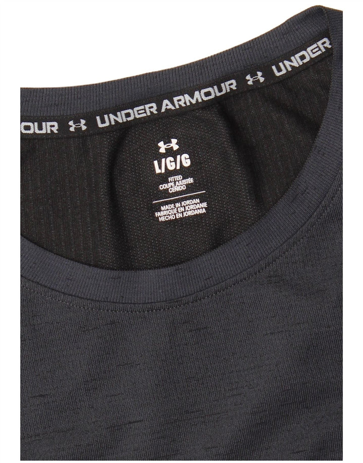 Under Armour Herren T-Shirt Top Large Grau meliert