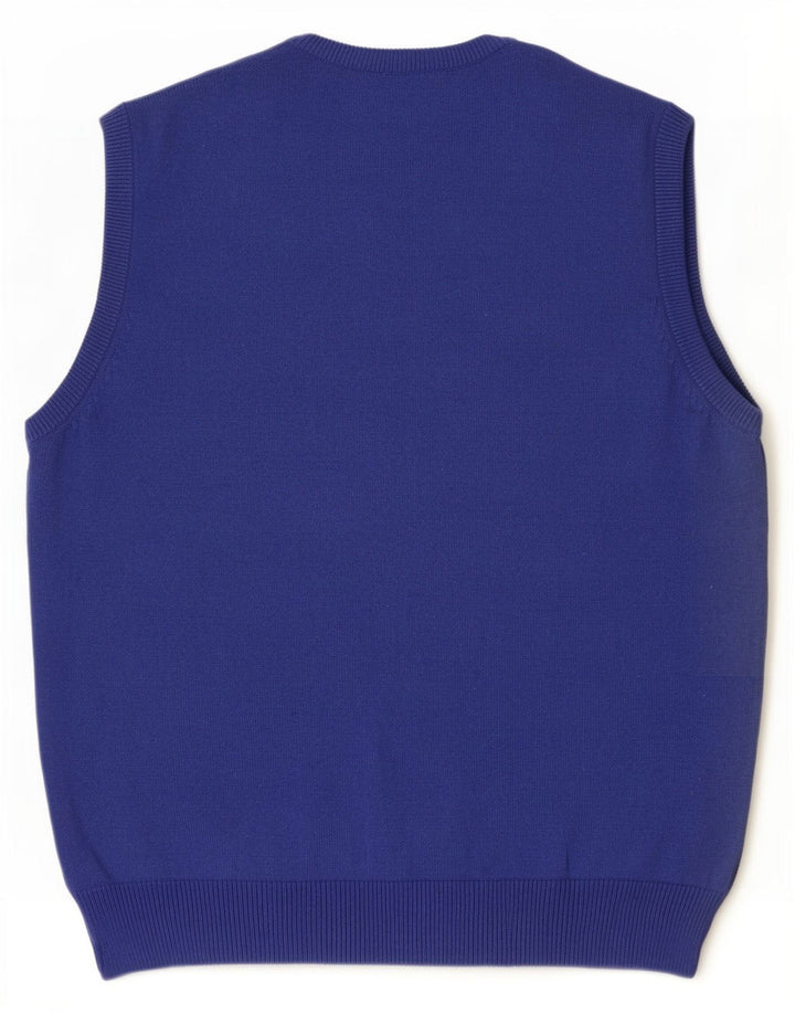 Marks & Spencer Herren-Tanktop „Harbor“ in Blau, Größe L, Baumwolle