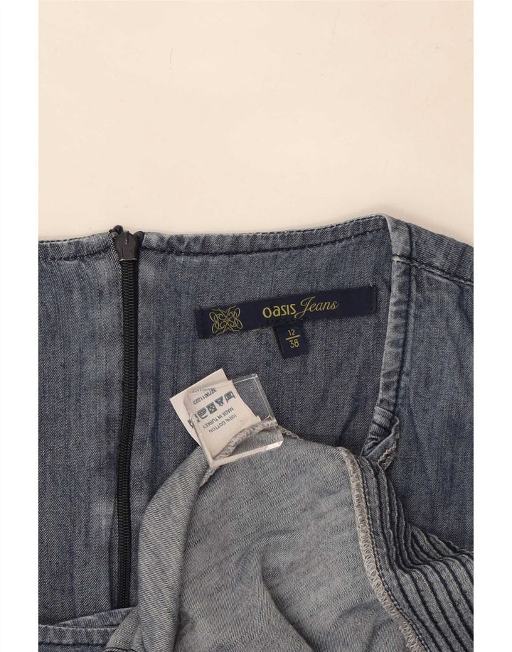 Oasis Damen Etuikleid UK 12 Medium Marineblau