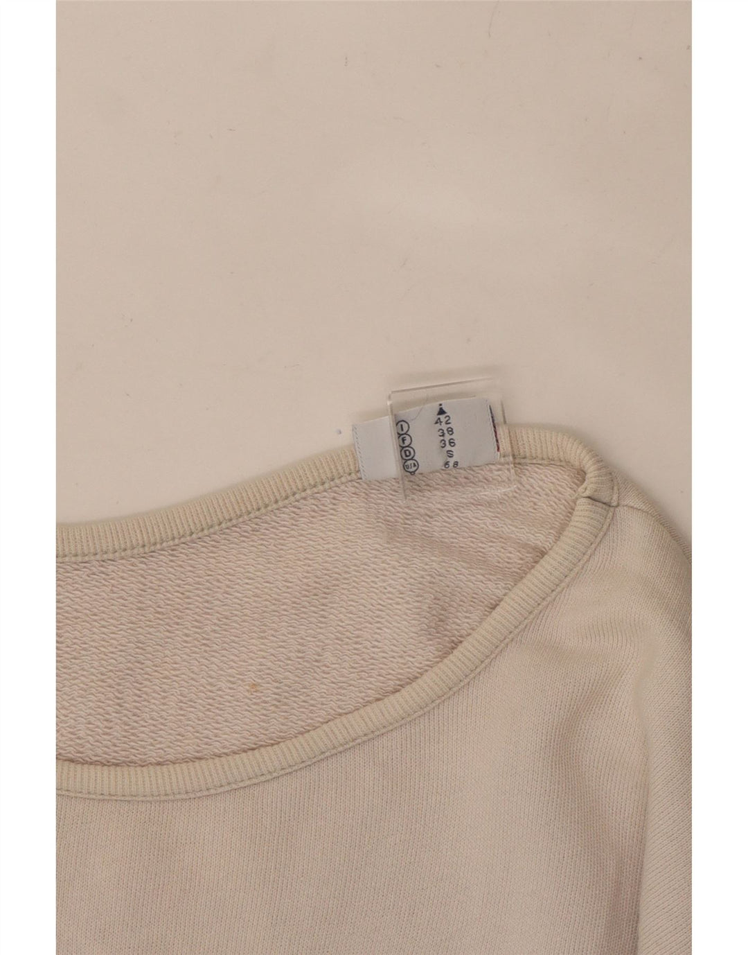 LOTTO Damen Crop Graphic Sweatshirt Pullover IT 42 Mittelweiß