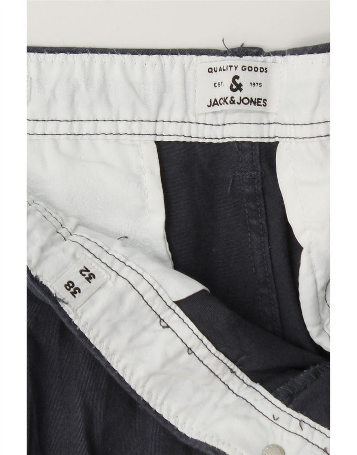 Jack & Jones Herren Slim Cargohose W38 L30 Marineblaue Baumwolle
