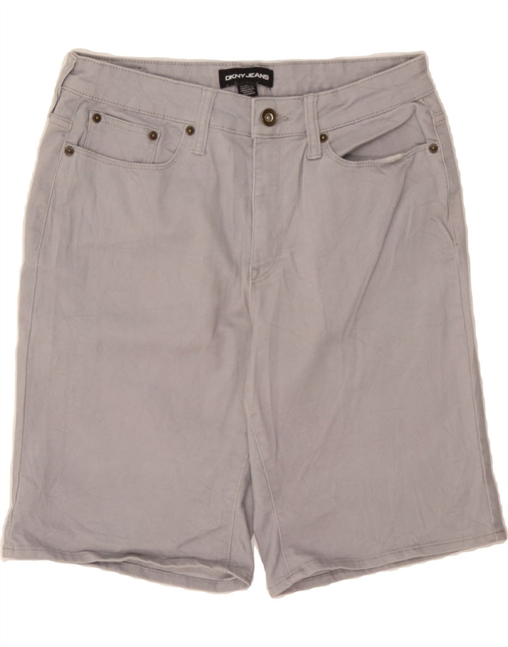 DKNY Womens Casual Shorts US 6 Medium W30  Grey Cotton Vintage Dkny and Second-Hand Dkny from Messina Hembry 