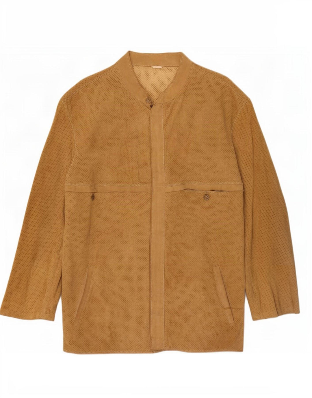 Vintage Herren Wildlederjacke UK 34 XS Beige