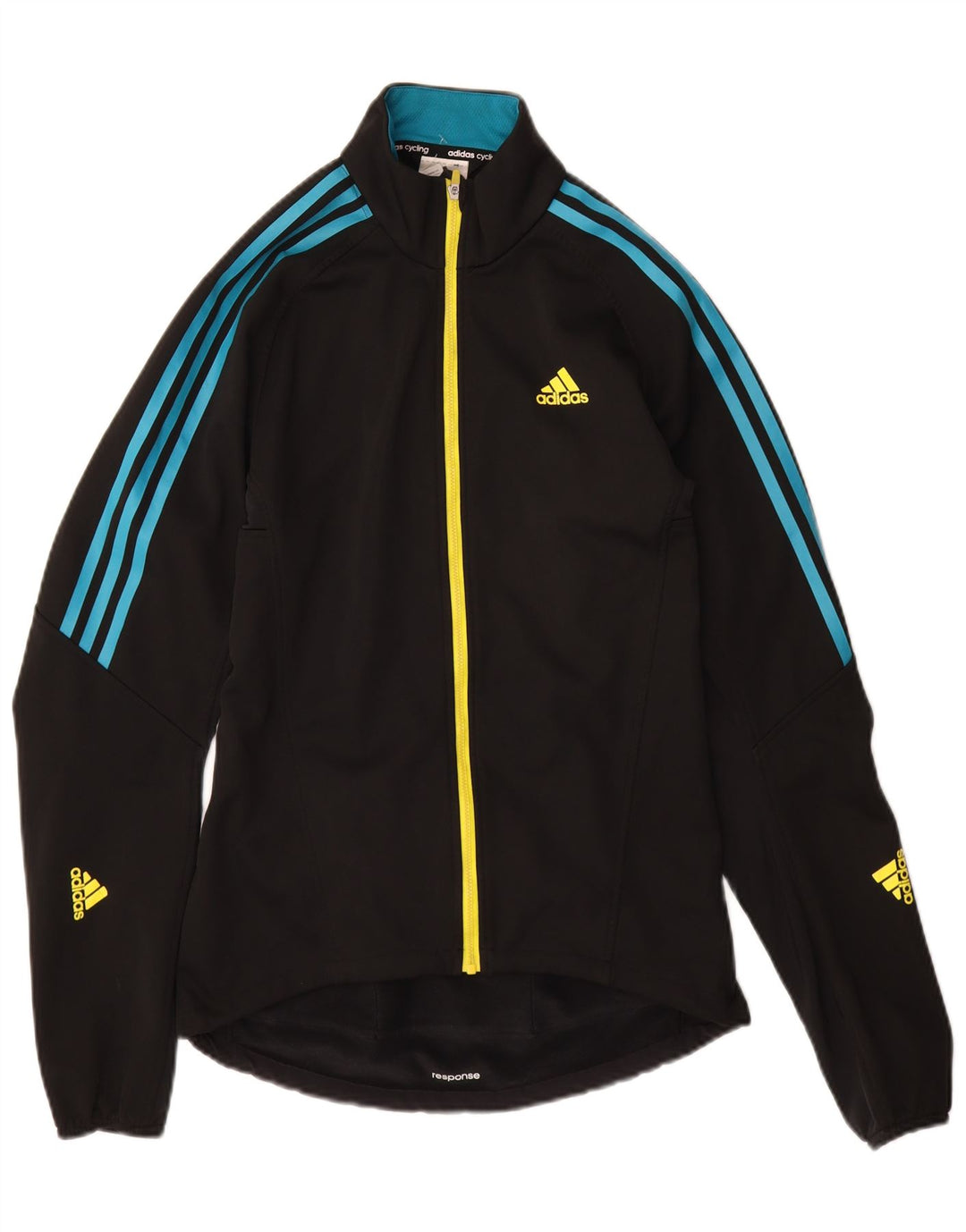 Adidas Herren Trainingsanzug Top Jacke Small Schwarz Polyester