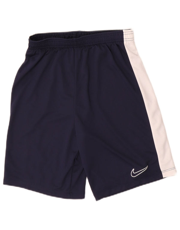 Nike Dri Fit Sportshorts für Jungen, 13–14 Jahre, XL, Marineblau, Farbblock