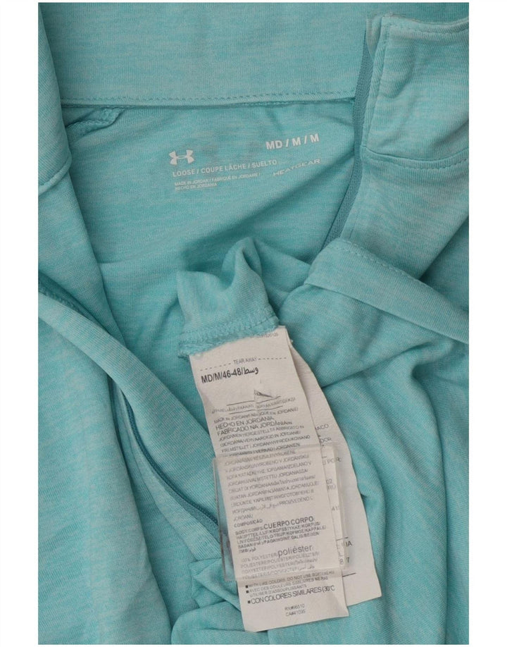 Under Armour Damen Heat Gear Pullover-Trainingsanzugoberteil, UK 14, Mittelblau