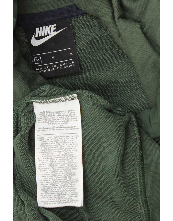 Nike Herren-Kapuzenpullover mit Grafik, mittelgrüne Baumwolle