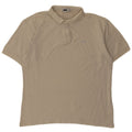 FILA Mens Polo Shirt IT 52 Large Beige Cotton