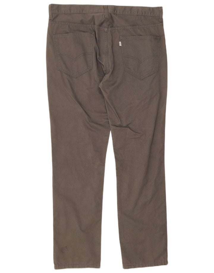 Levi's Herren gerade Chinohose W36 L32 graue Baumwolle