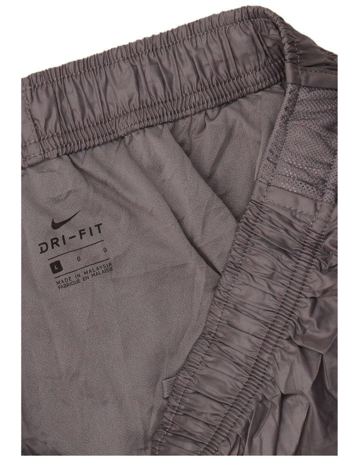 NIKE Damen Dri Fit Sport Shorts UK 14 Large Grau