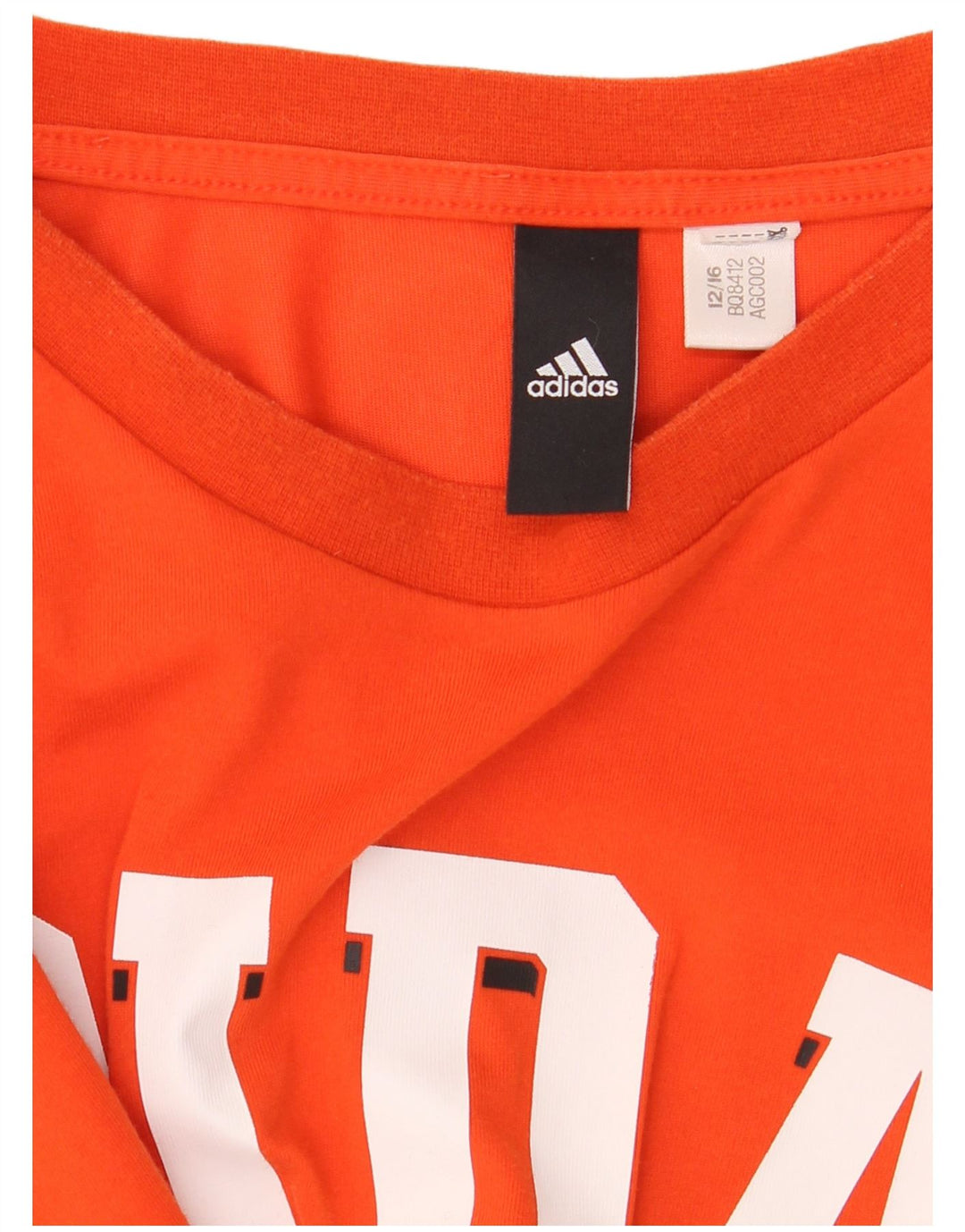 Adidas Herren Grafik T-Shirt Top Large Orange