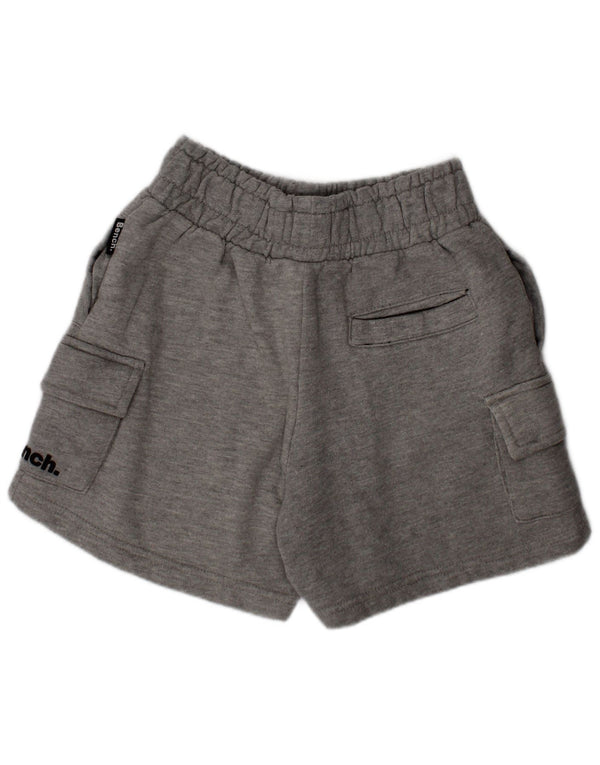 BENCH Sportshorts für Mädchen, 5–6 Jahre, graue Baumwolle