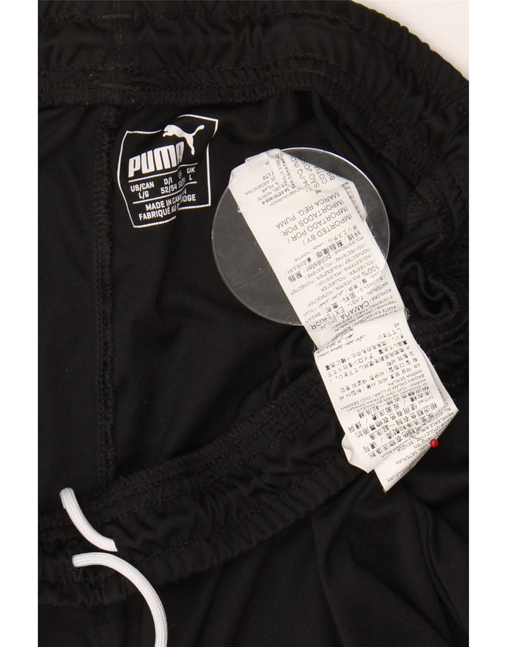 PUMA Mens Sport Shorts Large  Black Polyester Vintage Puma and Second-Hand Puma from Messina Hembry 