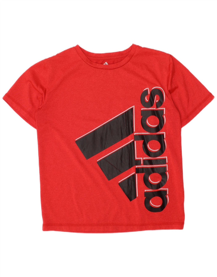 ADIDAS Grafik-T-Shirt für Jungen, 7–8 Jahre, Größe S, Rot