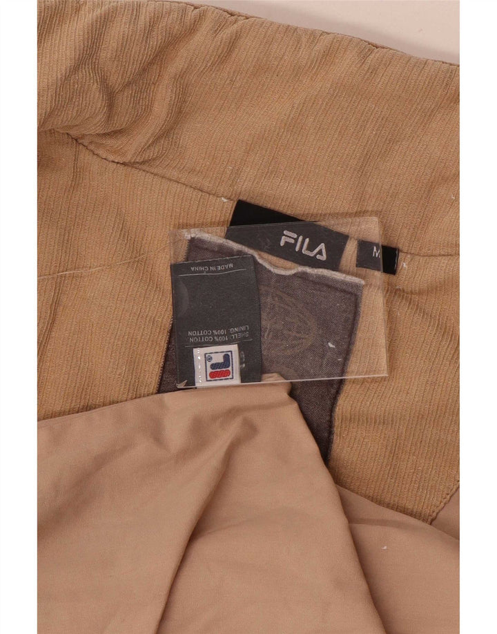 Fila Herren Wattierte Weste UK 38 Mittelbeige Baumwolle