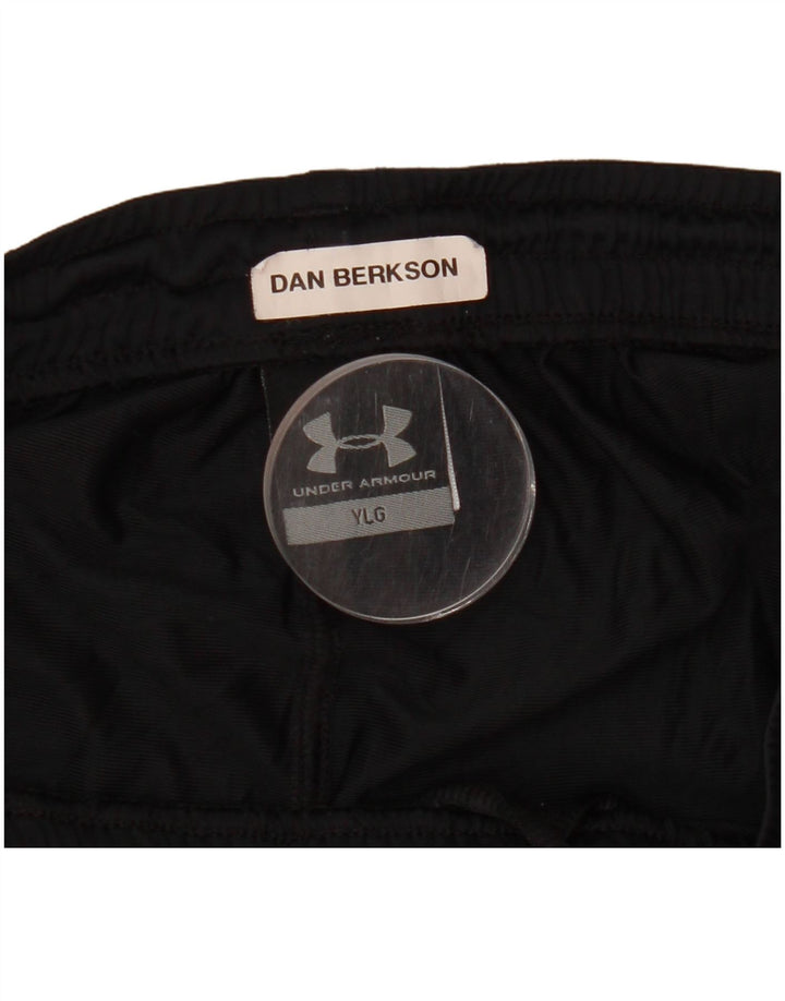 UNDER ARMOUR Sportshorts für Jungen, 11–12 Jahre, Größe L, Schwarz, Polyester