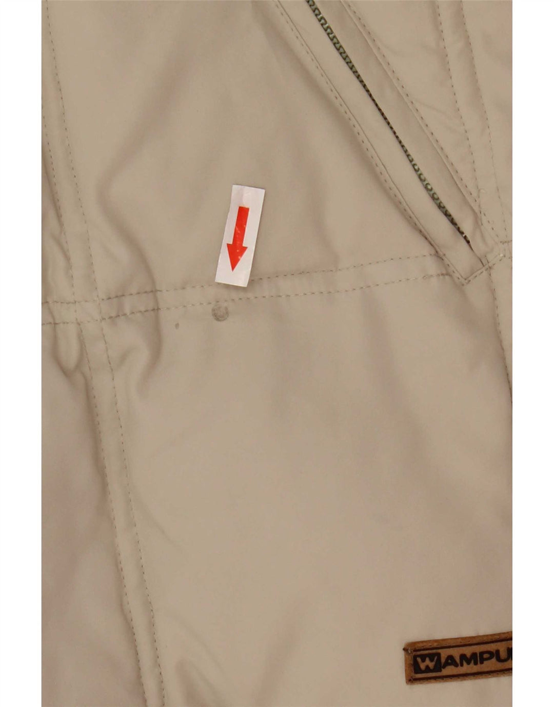 Wampum Herren Wattierte Jacke UK 44 2XL Beige Polyester
