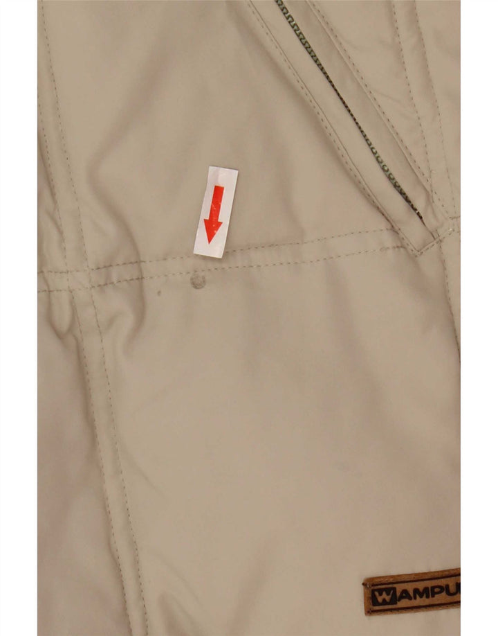Wampum Herren Wattierte Jacke UK 44 2XL Beige Polyester