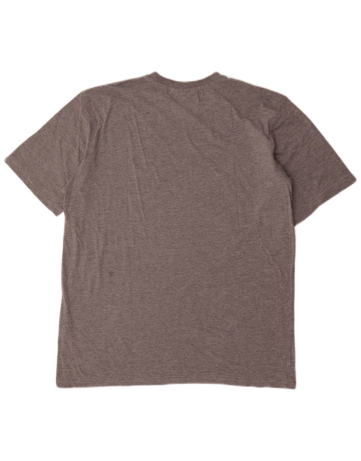 Puma Herren-T-Shirt mit Grafik, groß, grau gesprenkelte Baumwolle
