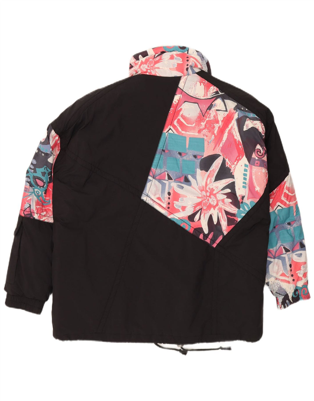 MAIER Damen Übergroße Windjacke UK 14 Large Black Floral