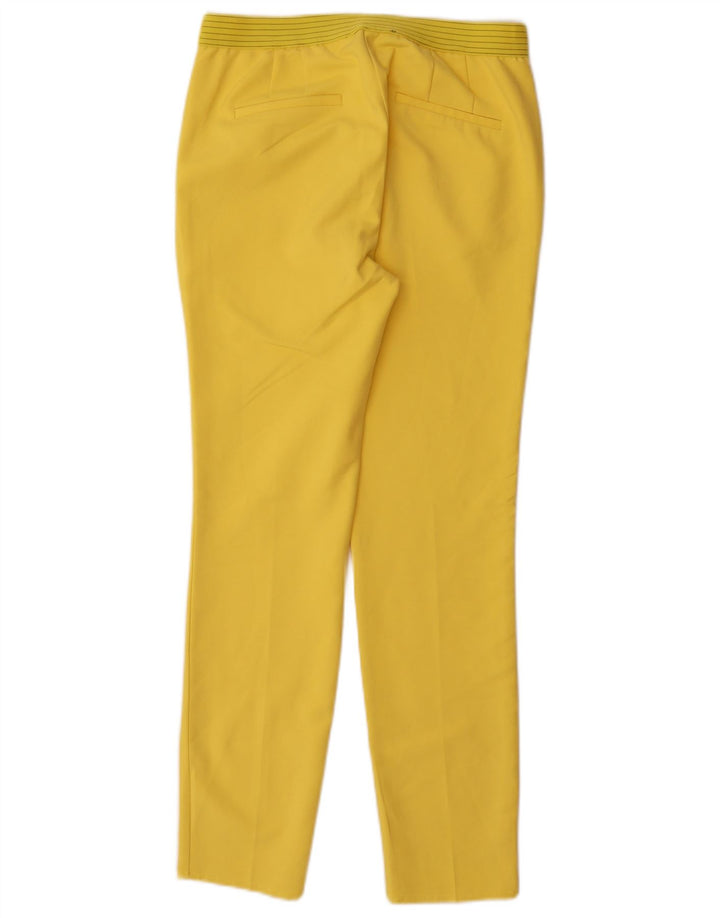 Slim-Anzughose für Damen von Zara, Größe M, W28, L29, Gelb