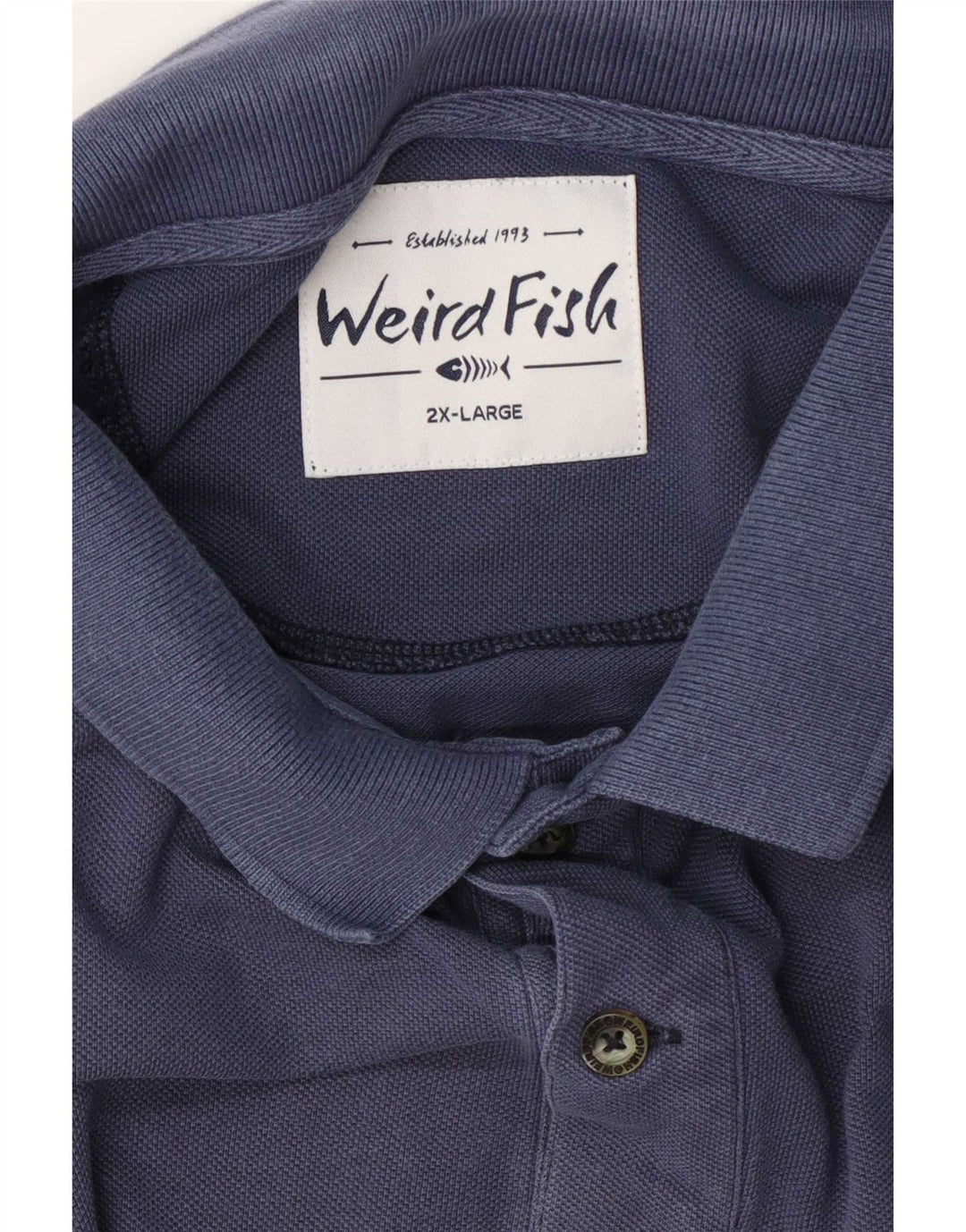 Weird Fish Herren Poloshirt 2XL Marineblau
