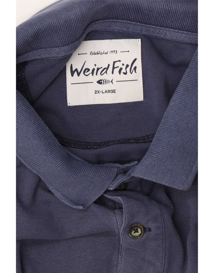 Weird Fish Herren Poloshirt 2XL Marineblau