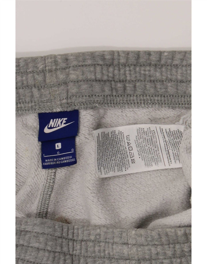 Nike Herren-Trainingshose, Jogginghose, groß, grau gefleckte Baumwolle