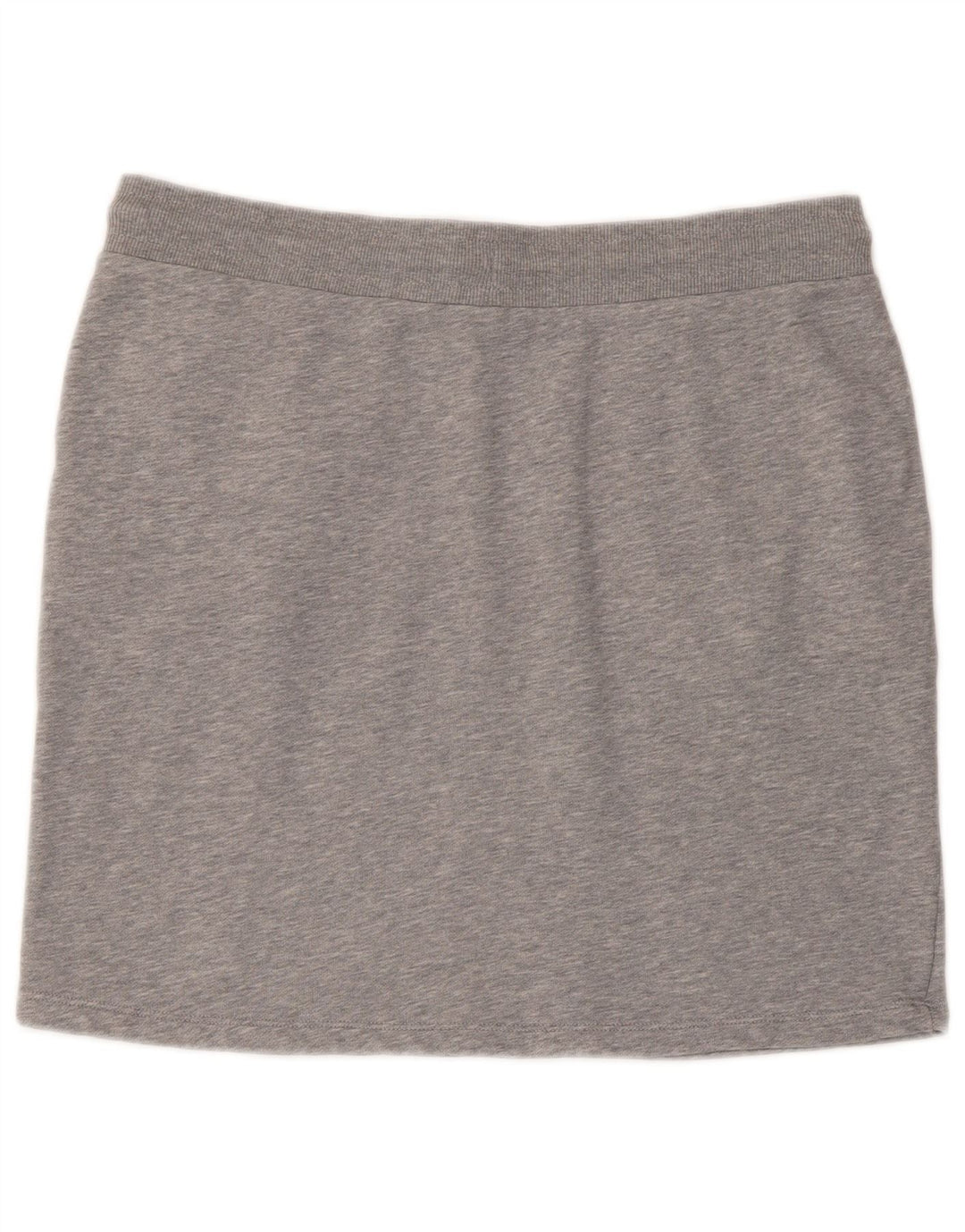 Gant Damen Minirock UK 18 XL Graue Baumwolle