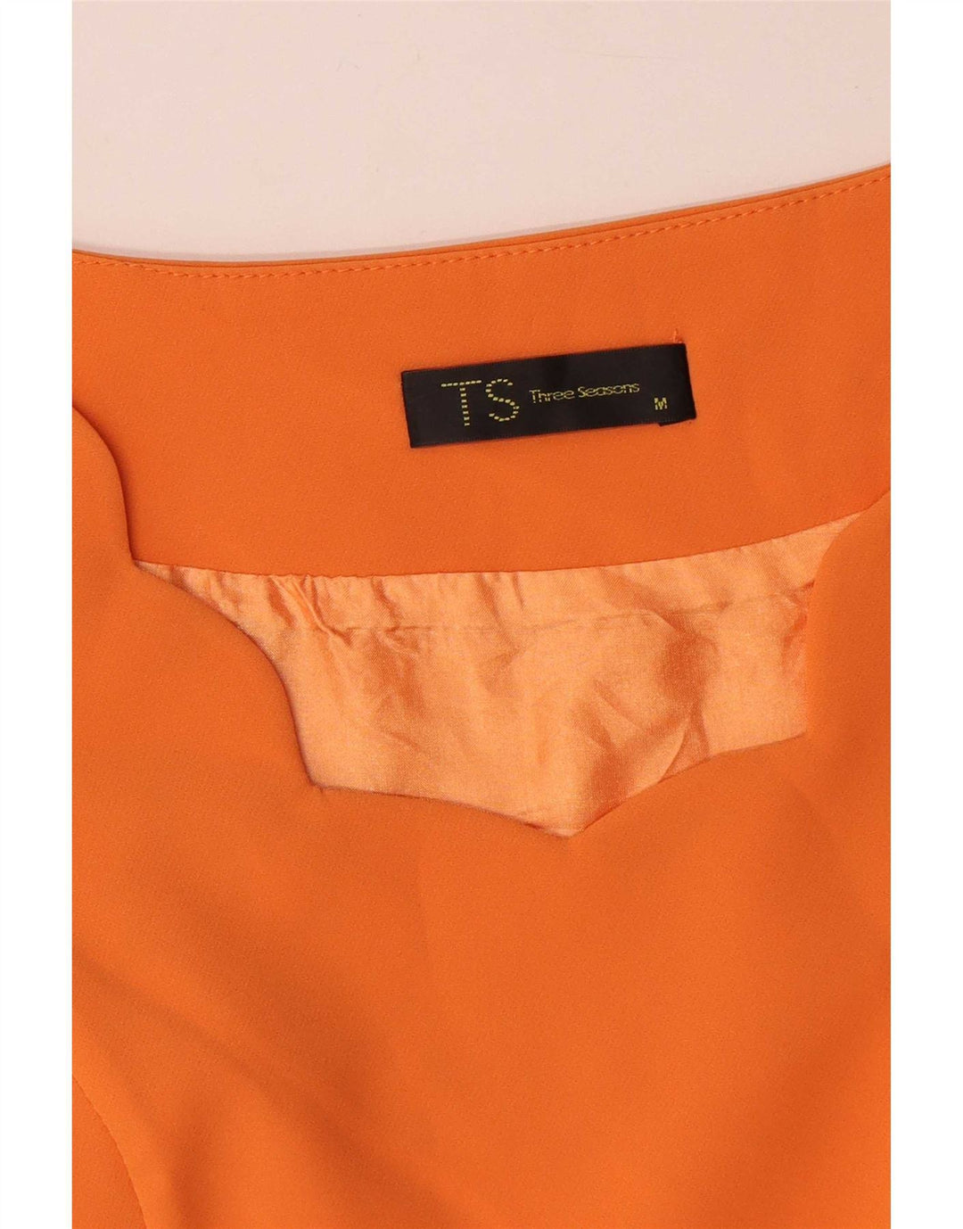 Vintage Damen A-Linie Kleid UK 12 Medium Orange