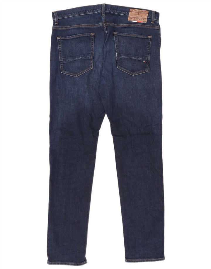 Tommy Hilfiger Herren Slim Jeans W36 L32 Marineblau Baumwolle